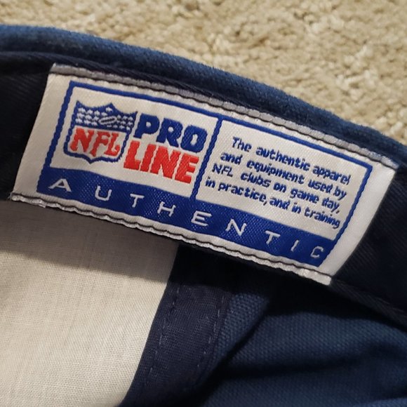 Reebok Denver Broncos Football Cap Hat Men's OS Navy Blue Embroidered Retro 90s - Picture 9 of 11